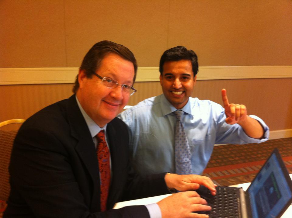 Imran Rahman with Robert Allen